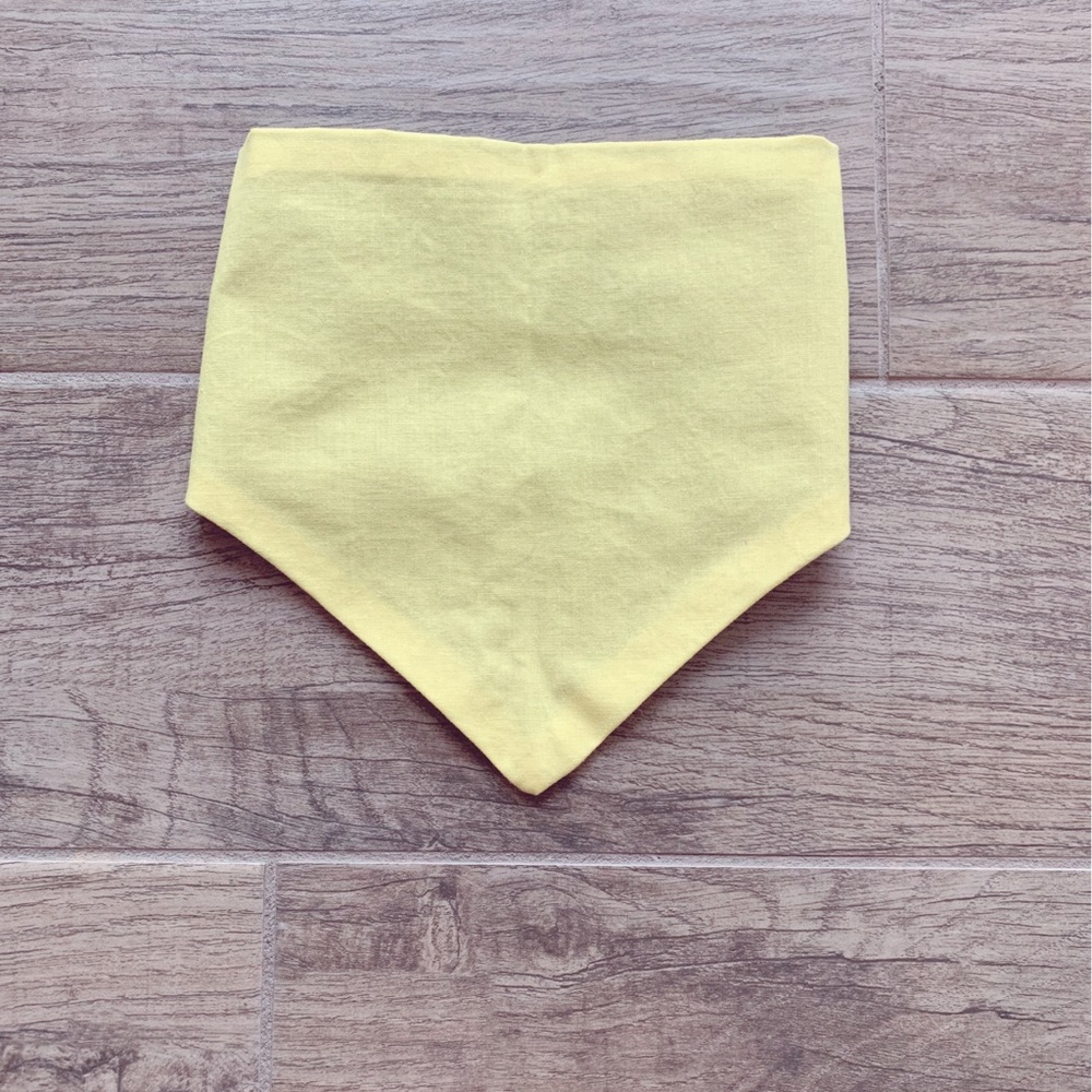 Dog Bandana yellow/blue